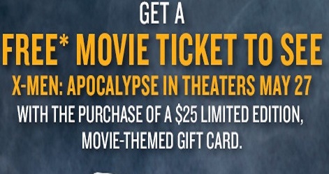 Red Robin coupon Special for Free Movie