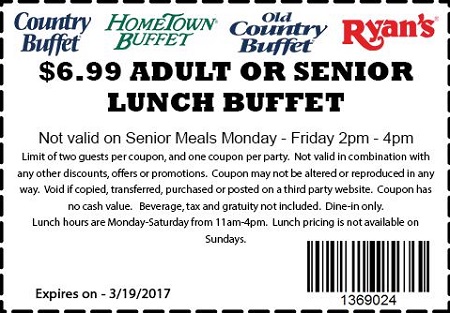 Old Country Buffet coupons